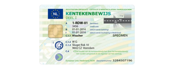 Kentekencard